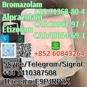 Bromazolam CAS:71368-80-4 Alprazolam CAS:28981-97-7 Etizolam  CAS:40054-69-1 Skype/Telegram/Signal: 